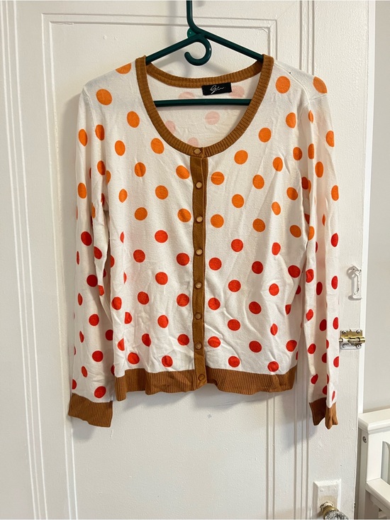 Sweaters - Whimsy Polka Dot Cardigan